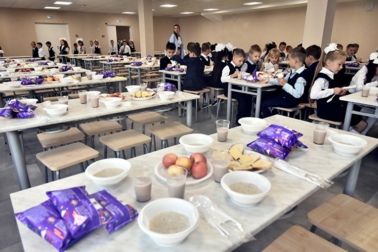 Госдума рассмотрит закон о бесплатном питании для всех школьников